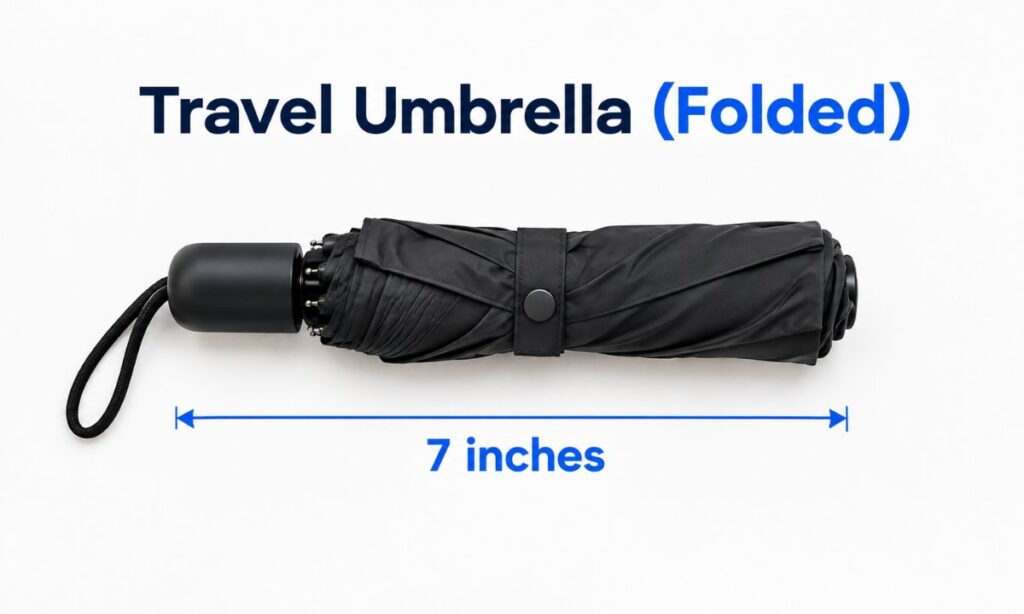 Travel Umbrella (Folded)