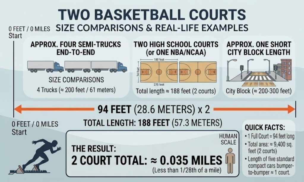 Two Basketball Courts