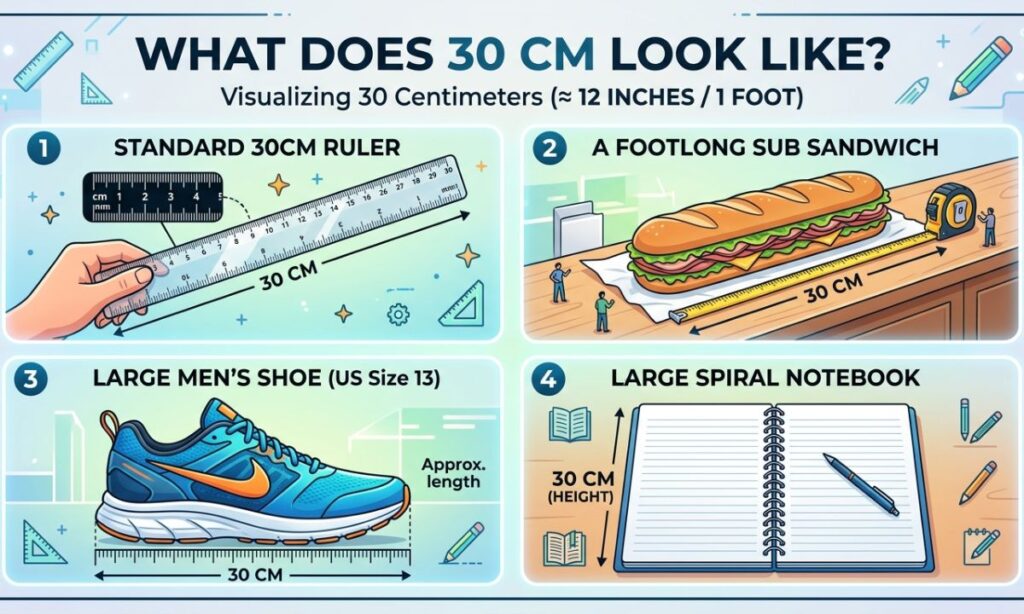 What Does 30cm Look Like?