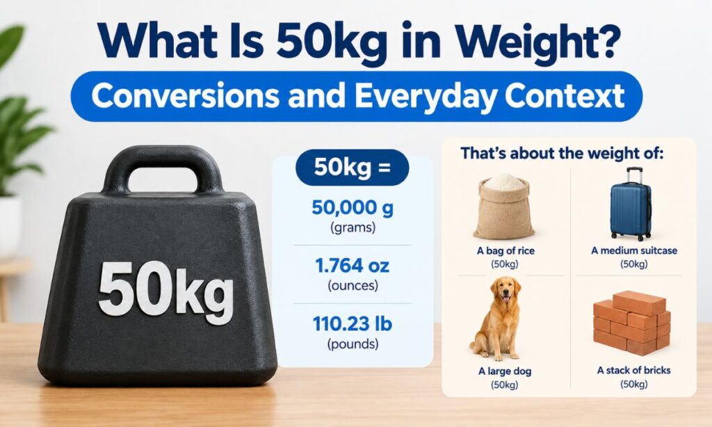 What Is 50kg in Weight? Conversions and Everyday Context