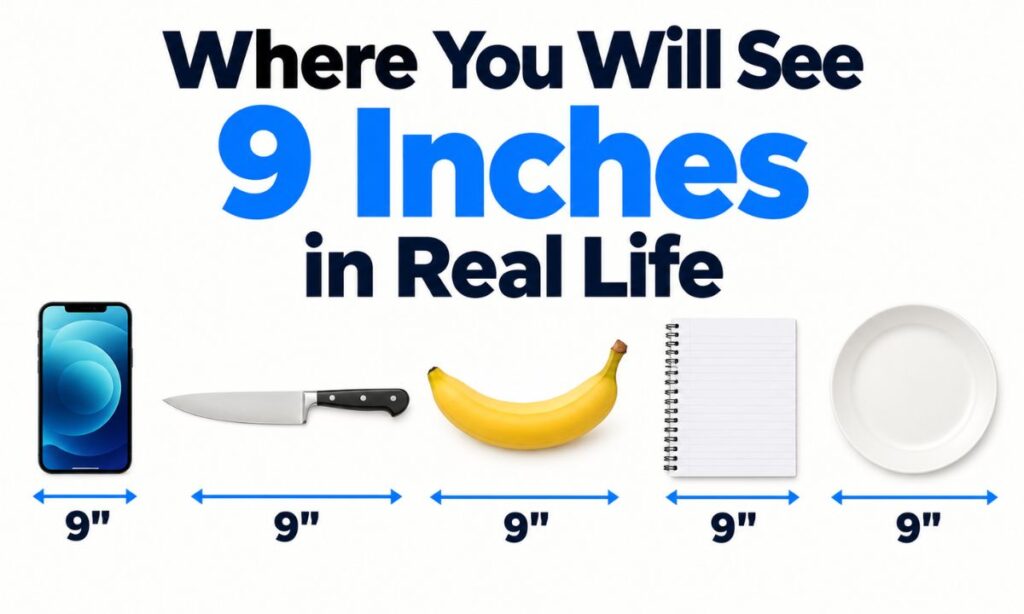 Where You Will See 9 Inches in Real Life